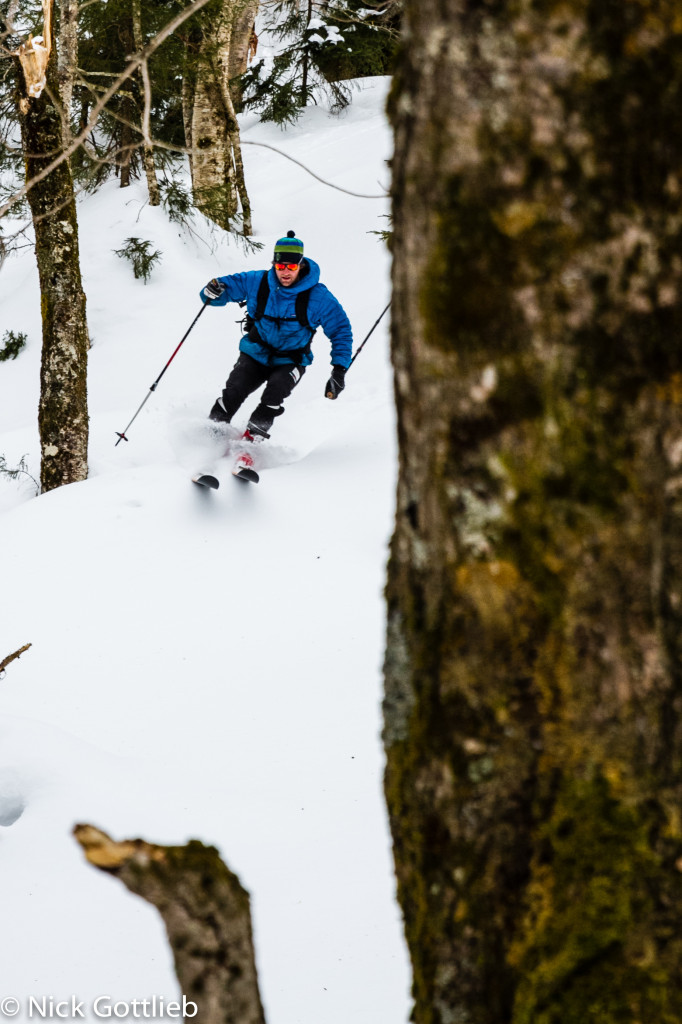 March was awesome. I even found ski buddies who aren't Jackie! (Skier: Justin Beckwith)